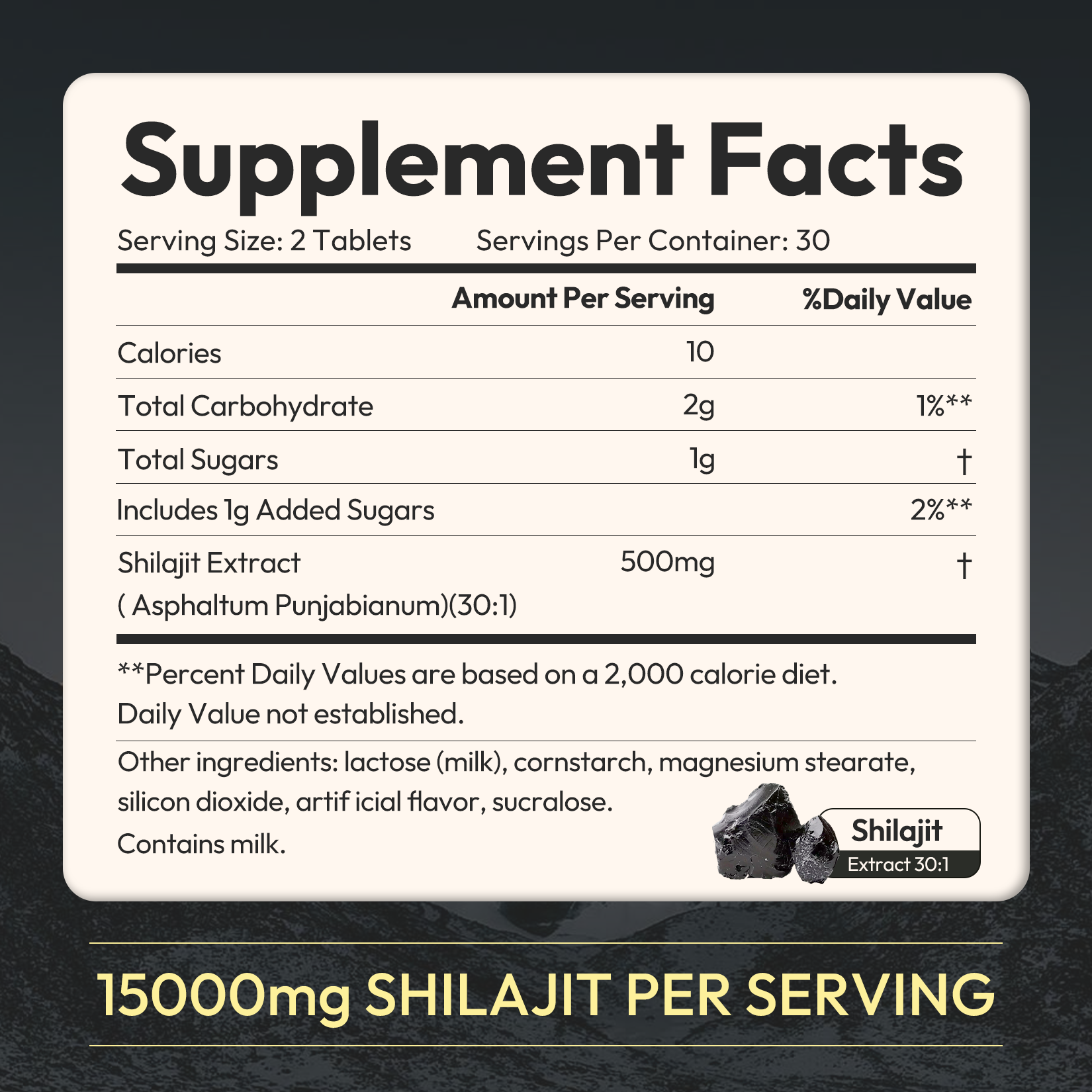 OWNONE Shilajit 500MG – Energy & Vitality Boost, Pineapple Flavor