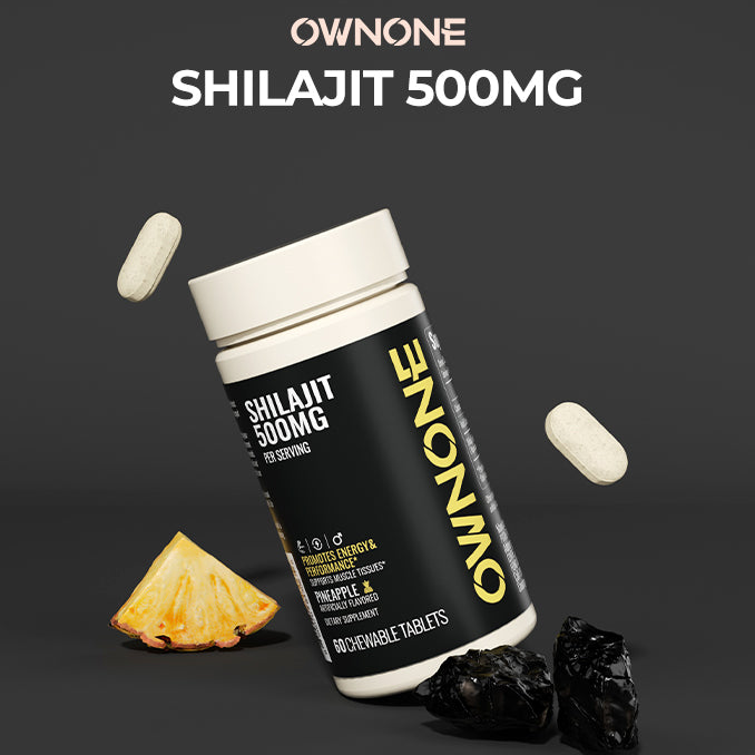 OWNONE Shilajit 500MG – Energy & Vitality Boost, Pineapple Flavor
