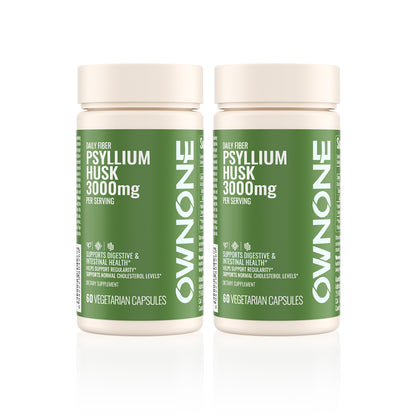 Cáscara de psyllium OWNONE 3000 mg: fibra natural para el bienestar intestinal
