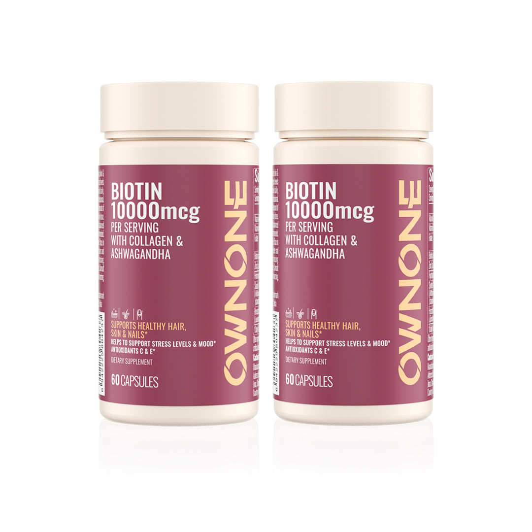 OWNONE Biotin 10,000 mcg: potencia el cabello, la piel y las uñas con apoyo natural